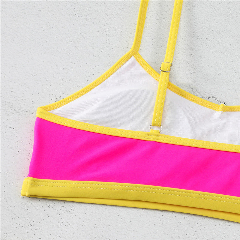 Dame bikini-sæt med sporty design og justerbare stropper Stilla