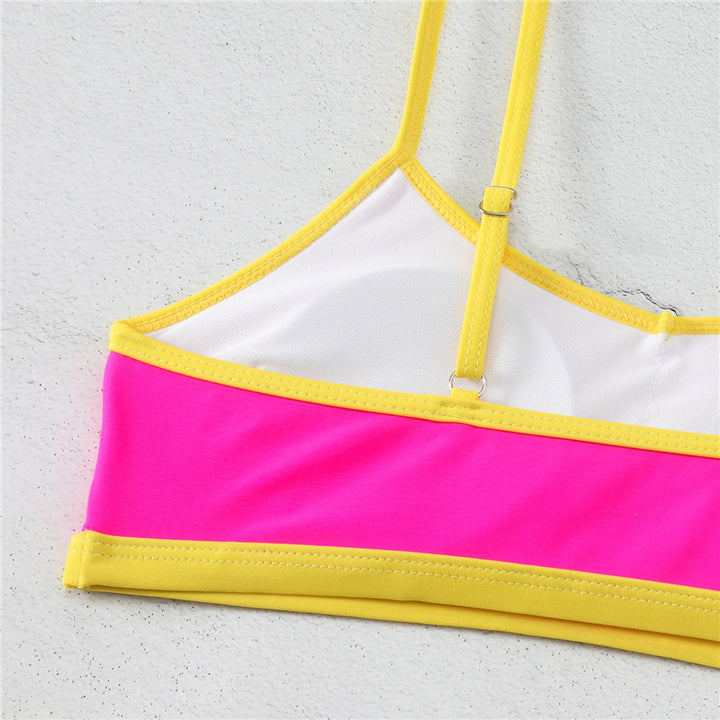 Dame bikini-sæt med sporty design og justerbare stropper Stilla