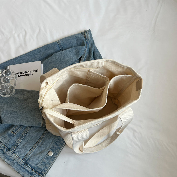 Femme Multifunktionel Canvas Transporttaske Stilla