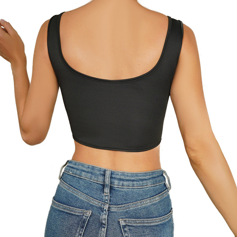 Dame Bustier med formende design og raffineret lynlås Stilla