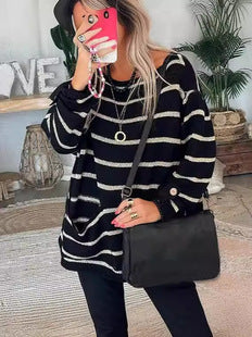 Stilla | Stribet Pullover med moderne design