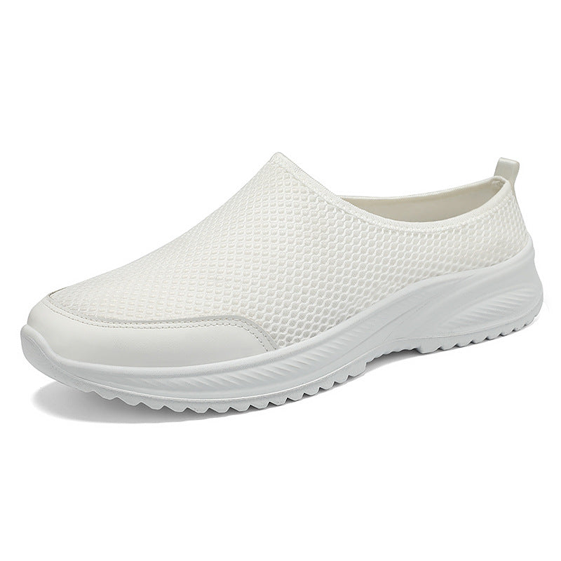 Dame Åndbare Slip-On Walking Sneakers med Textureret Overdel Stilla