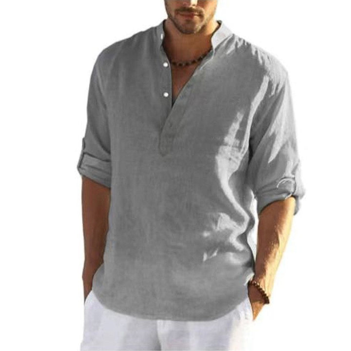 Herre Let Linnedskjorte Stilla
