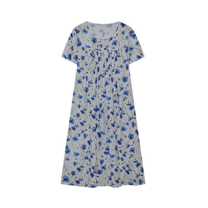Kvinder Floral Print Afslappet Maxi Kjole Stilla
