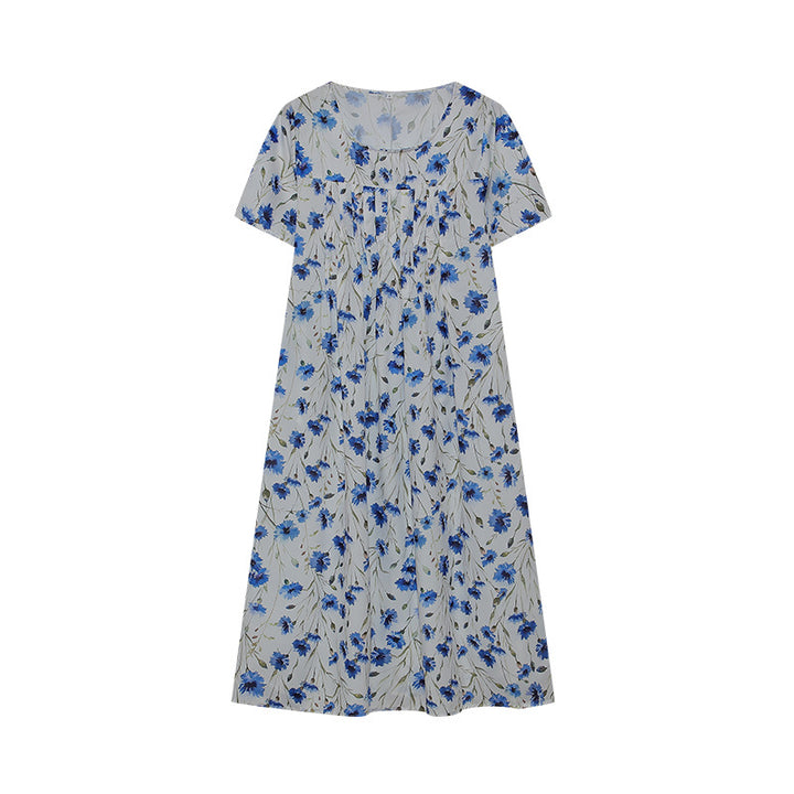Kvinder Floral Print Afslappet Maxi Kjole Stilla