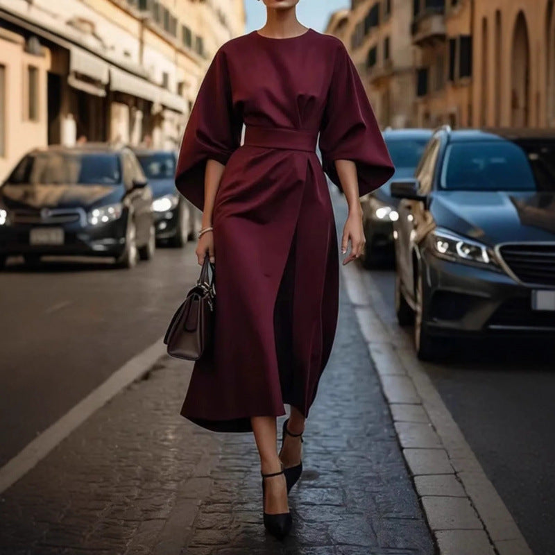 Dame Elegant Maxi Kjole Stilla