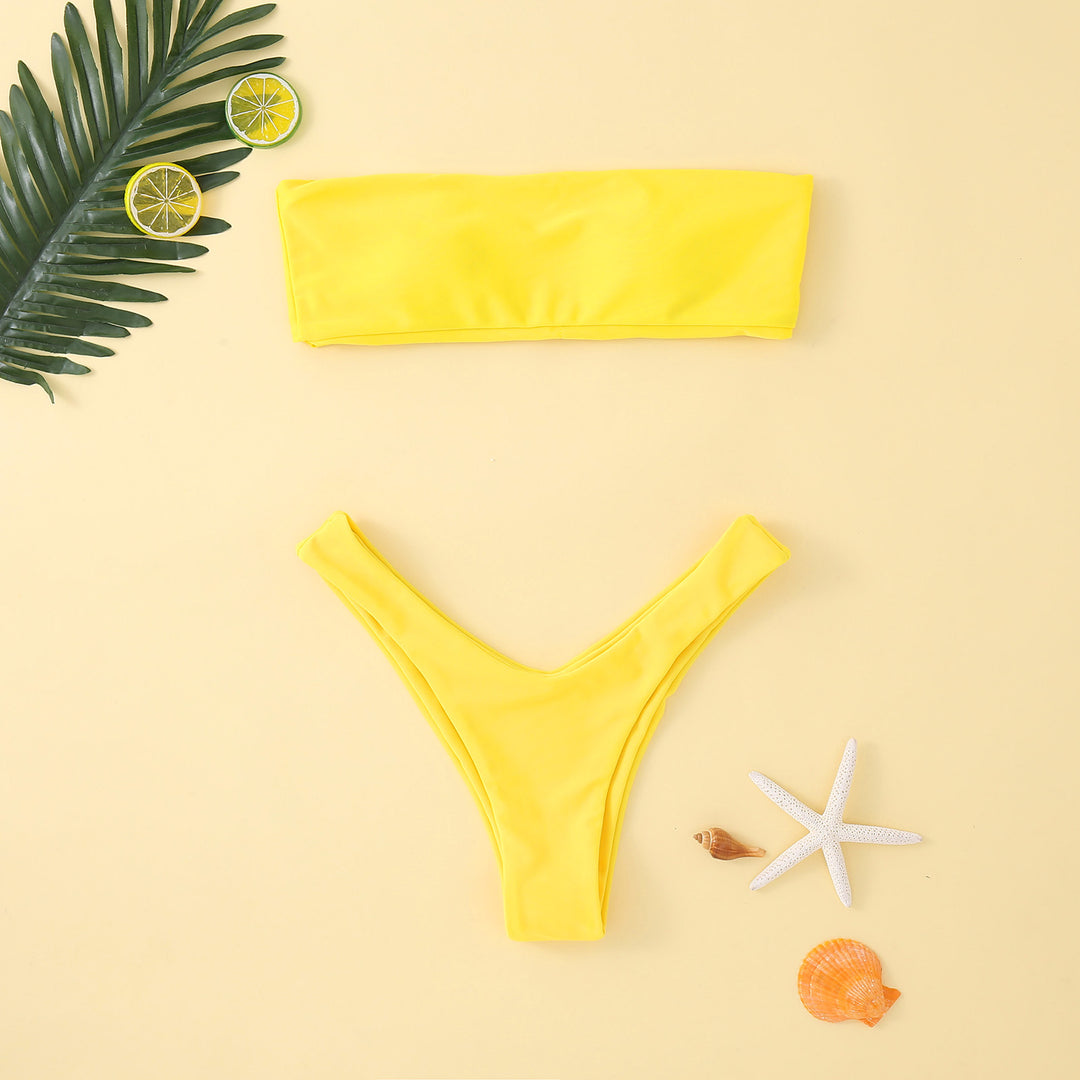 Dame Bandeau bikini sæt Stilla