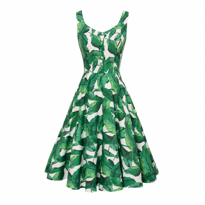 Femme Fit and Flare Blomsterprint Kjole Stilla