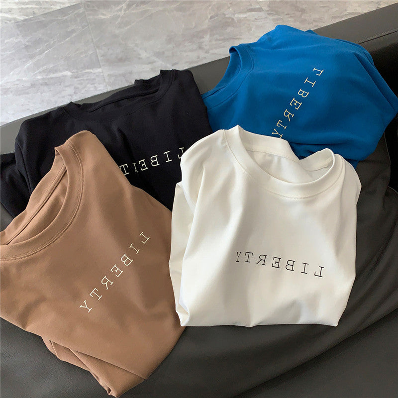 Femme Klassisk Kortærmet Grafik T-Shirt Stilla