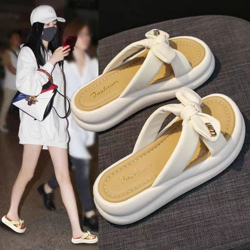 Dame Behagelige Tåsplitter med stilfuldt båndDetalje og skridsikker sål Stilla