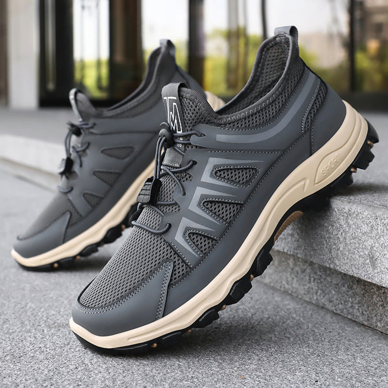 Femme Lettere Outdoor Trail Sneakers med åndbart mesh-overflade og stødabsorberende sål Stilla