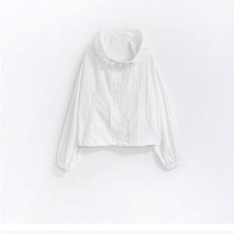 Kvindernes cropped sportsjakke med justerbar snor Stilla