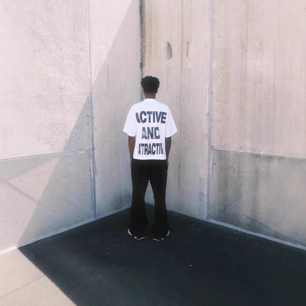 Kvinders Oversized T-Shirt med Dynamisk Sportsdesign Skovae
