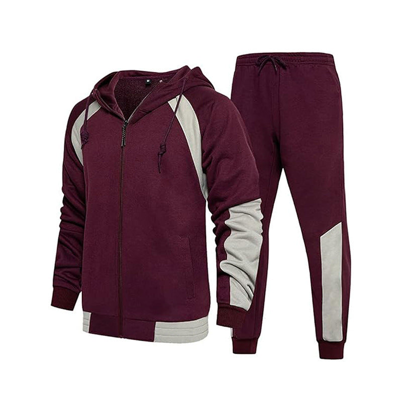 Herre sporty fritidsdragt med kvalitetslynlås og elastisk talje Stilla