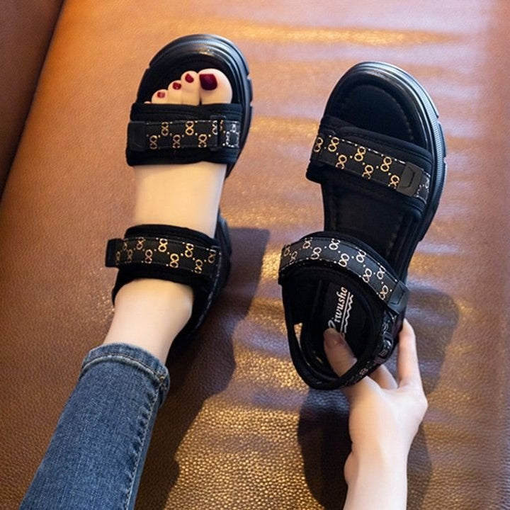 Damer Sporty Sandaler med polstret sål og justerbart remdesign Stilla
