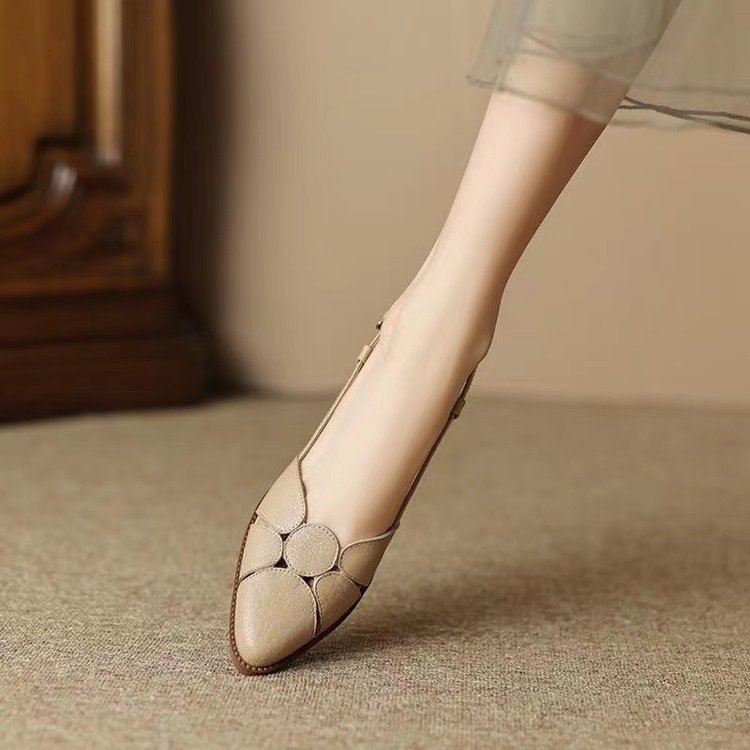 Damer Ballerinas med blomsterdesign og elegant snit Stilla