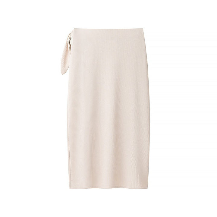 Dame nederdel med sideknude og elegant drapering Stilla