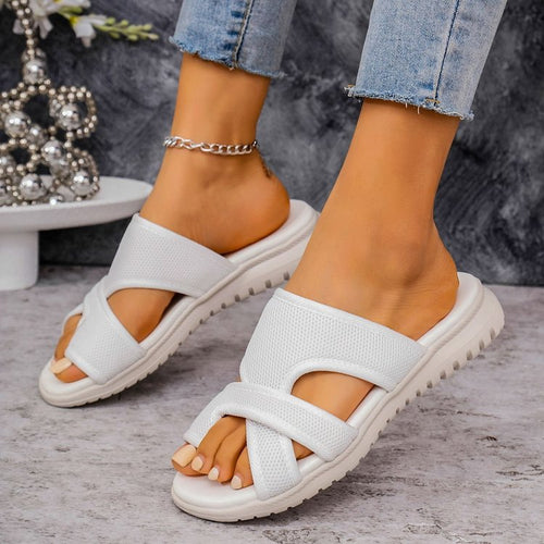Dame Komfortable Fritids-sandaler med åndbart design Stilla