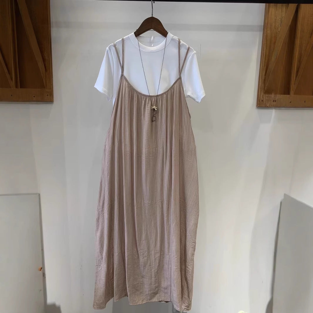 Femme Justerbar Slip-Maxikjole Stilla