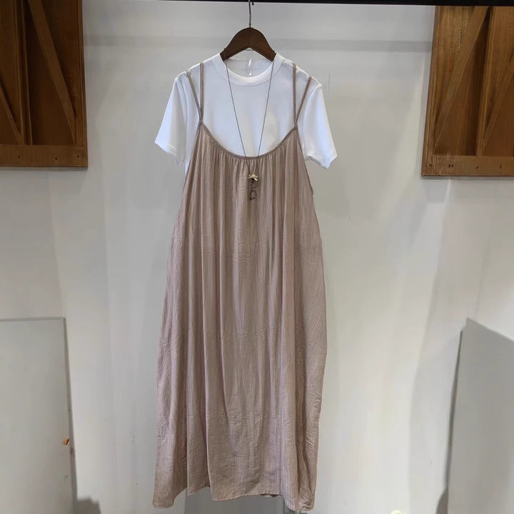 Femme Justerbar Slip-Maxikjole Stilla