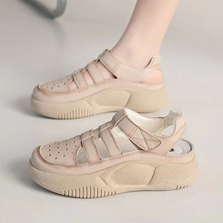 Dame Sneaker-Pantoletten med kølende åbninger og ergonomisk sål Stilla