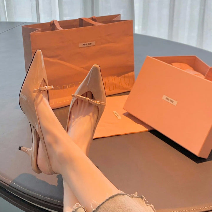 Dame Elegant Spidse Tå Slingback-Hæle med Spændedetalje Stilla