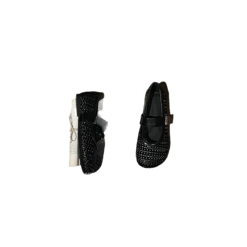 Dame Elegante og moderigtige Ballerinas med rem Stilla