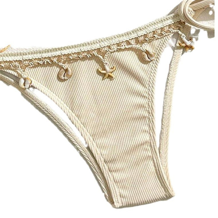 Dame trekant-bikini med dekorative detaljer Skovae