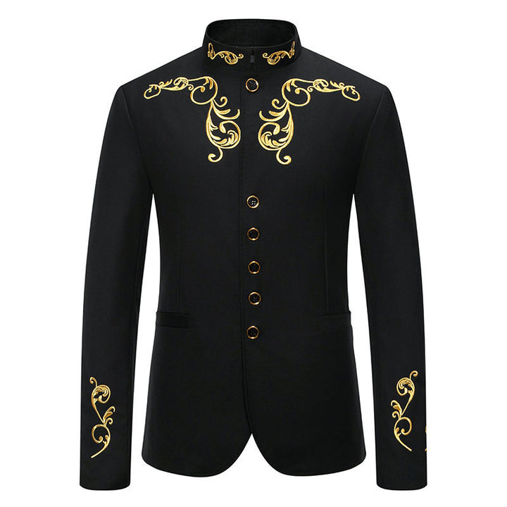 Stilfuld broderet Blazer til herrer Stilla