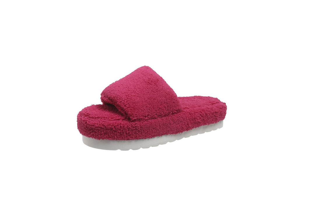 Dame Fluffy Wellness-Slippers med skridsikker sål og komfortabelt indlæg Stilla