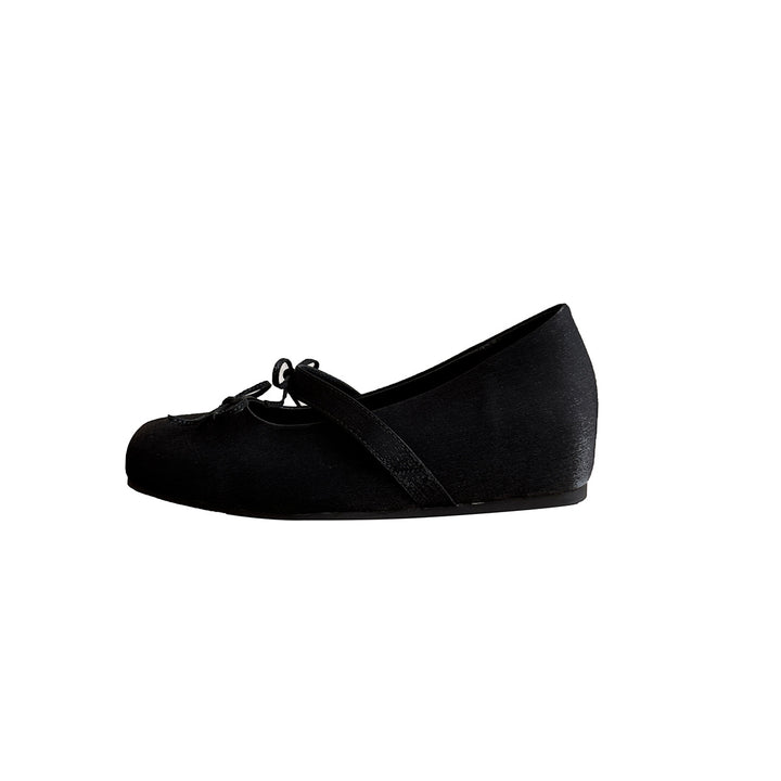 Dame Ballerinas med elegant sløjfe-detalje Stilla