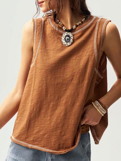 Dame afslappet oversized T-shirt Stilla