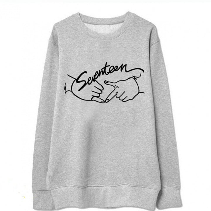 Kvinders sweatshirt med kreativ håndskrift design Stilla