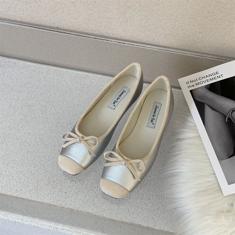 Dame Ballerinas med elegant sløjfe-design og ædel fodseng Stilla