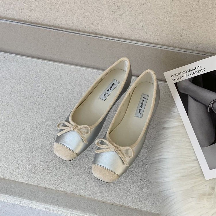 Dame Ballerinas med elegant sløjfe-design og ædel fodseng Stilla