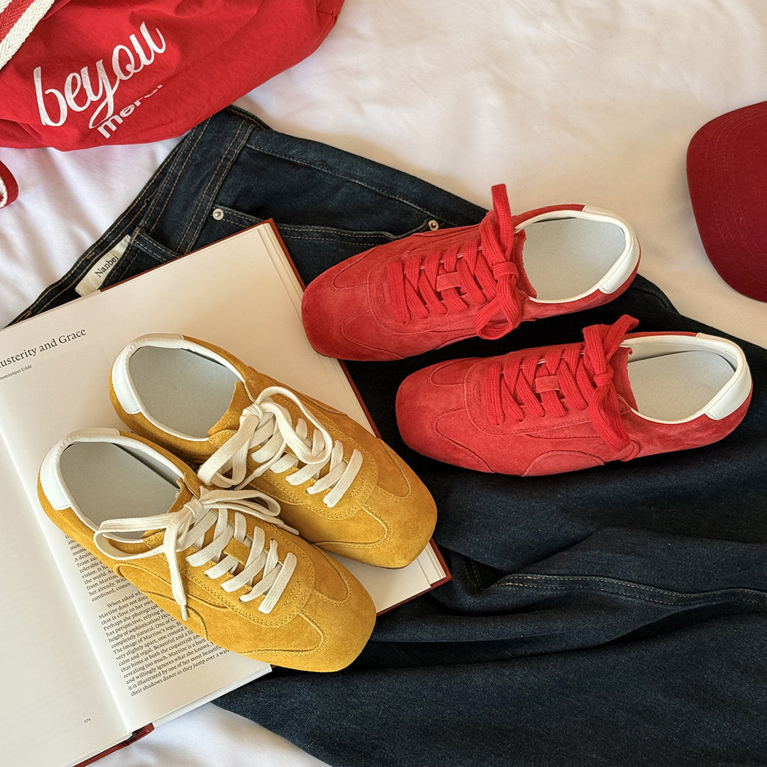 Herrer Nubuck Fritid Sneakers Stilla