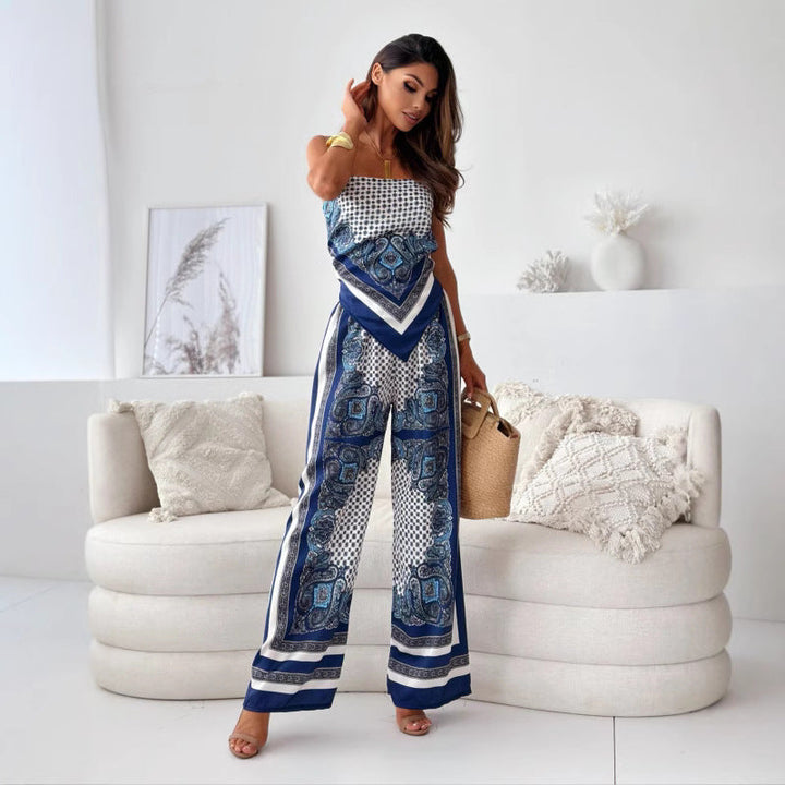 Stilla | Camisole-Sæt Amazon Print Camisole Bukse Sæt