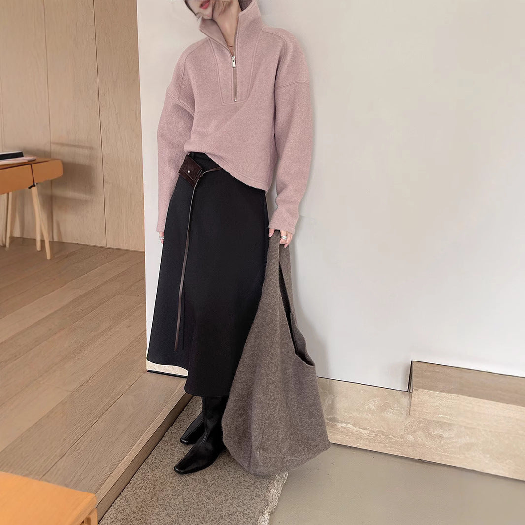 Dame Midi-nederdel med elegant snit og kvalitetsmateriale Stilla