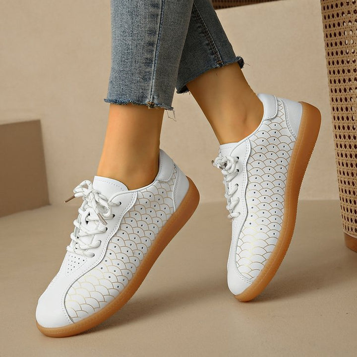 Dame Sneakers med åndbart overmateriale og skridsikker gummisål Stilla