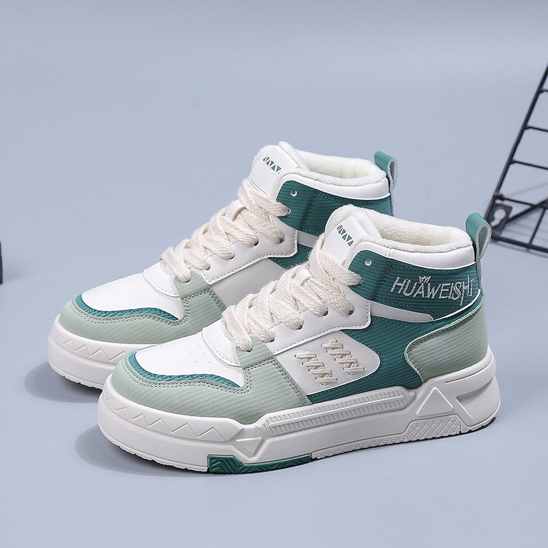 Dame High-Top Sneakers med behageligt indlæg og robust såleprofil Stilla