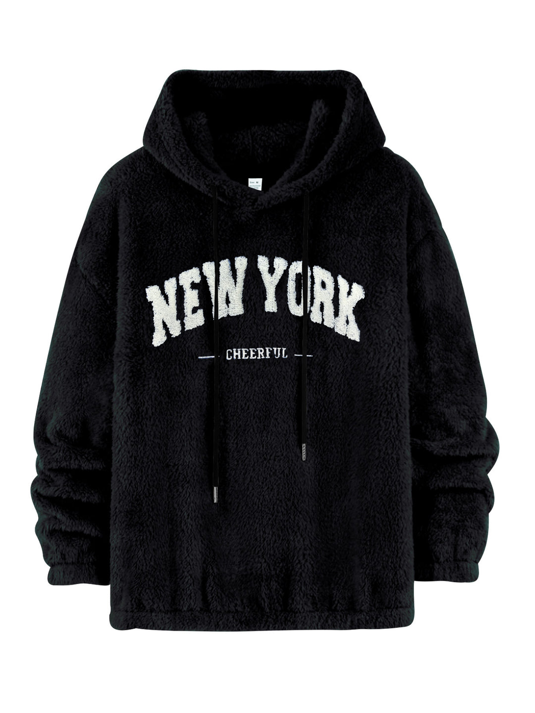 Dame Krammende Fleece-Hoodie med afslappet skrift Stilla