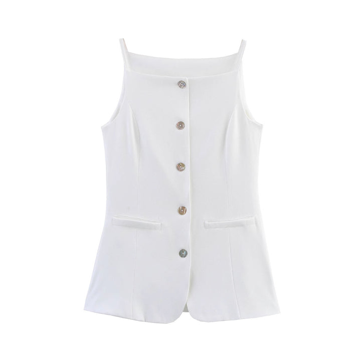 Femme Stilfuld ærmeløs blazer Stilla