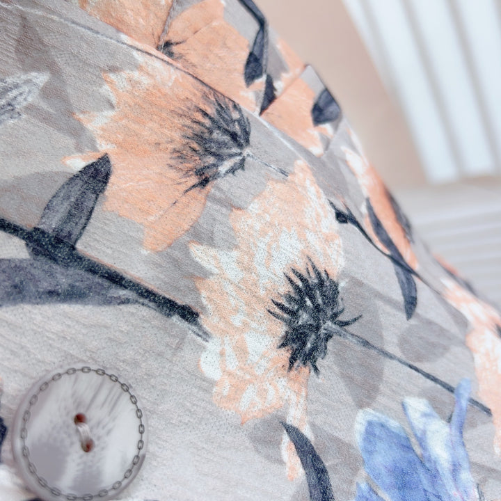 Dame blomstermønster blazer med elegant snit og praktiske lommer Stilla