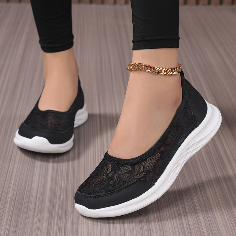 Dame Elegante Spidse Slip-On Sneakers Stilla