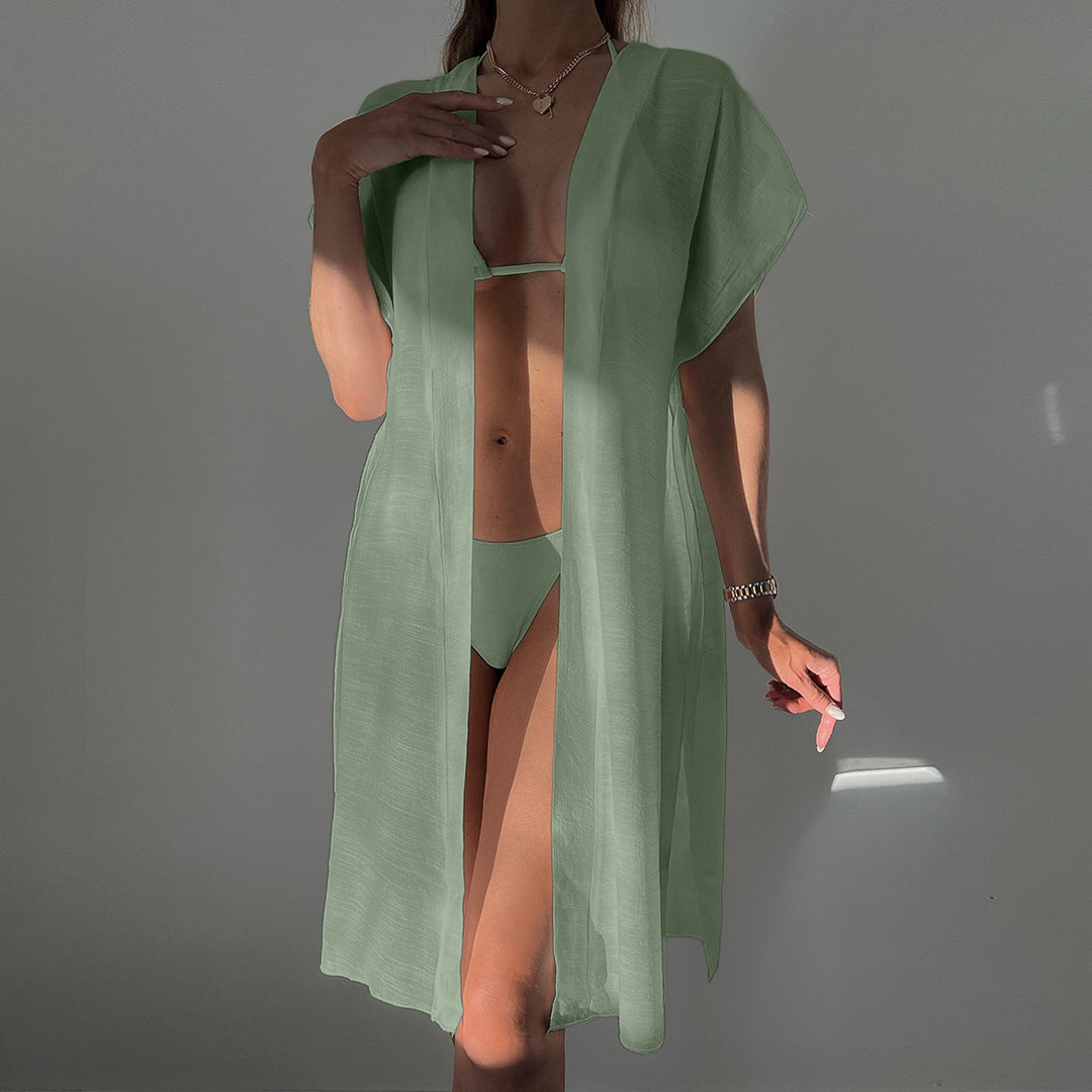 Dame Lange Kimono-Style Dækning Stilla