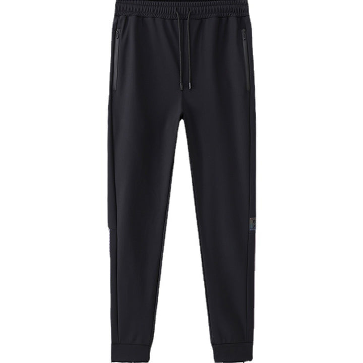 Herrer Sporty joggingbukser med høj bærekomfort og praktiske lynlåslommer Stilla