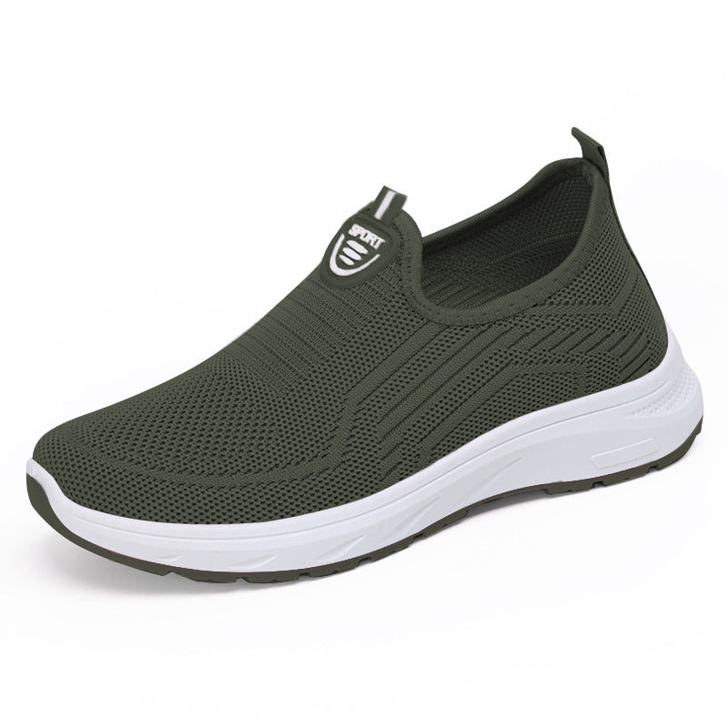 Dame Lettere Slip-On Sportsko med åndbart Mesh-Obermateriale Stilla