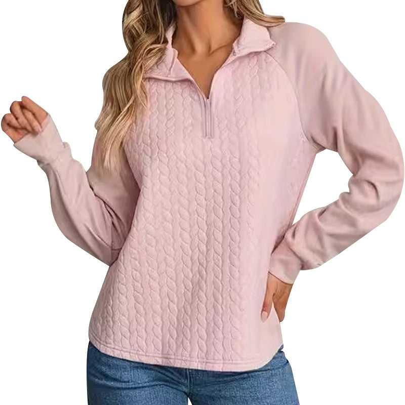 Femme quiltet pullover sweatshirt Stilla