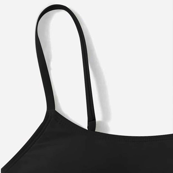 Dame bikini-sæt med moderigtigt cropped top og alsidige trusser Stilla