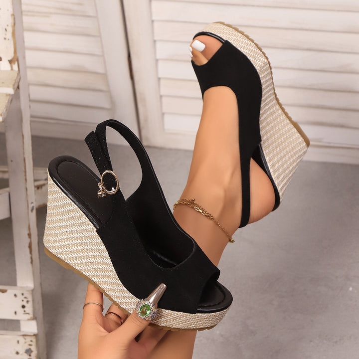 Dame wedge-sandaler med elegant og komfortabelt design Stilla